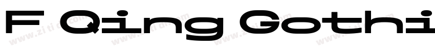 F Qing Gothic SC14 W字体转换